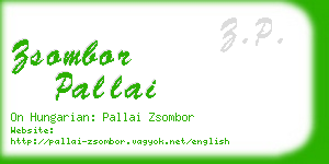 zsombor pallai business card